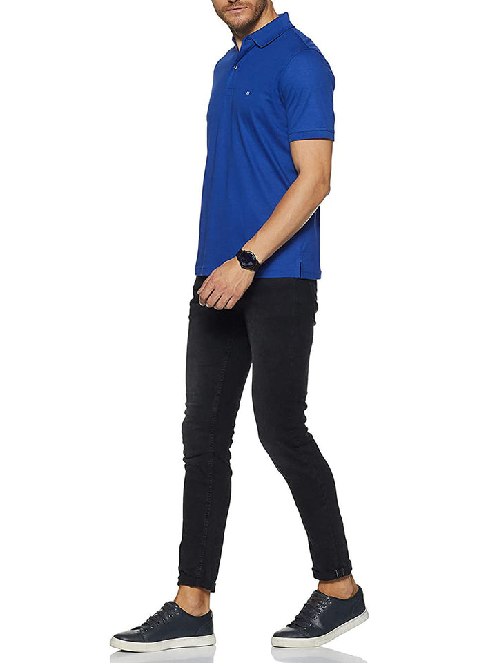 Calvin Klein Polo Uomo Bluette