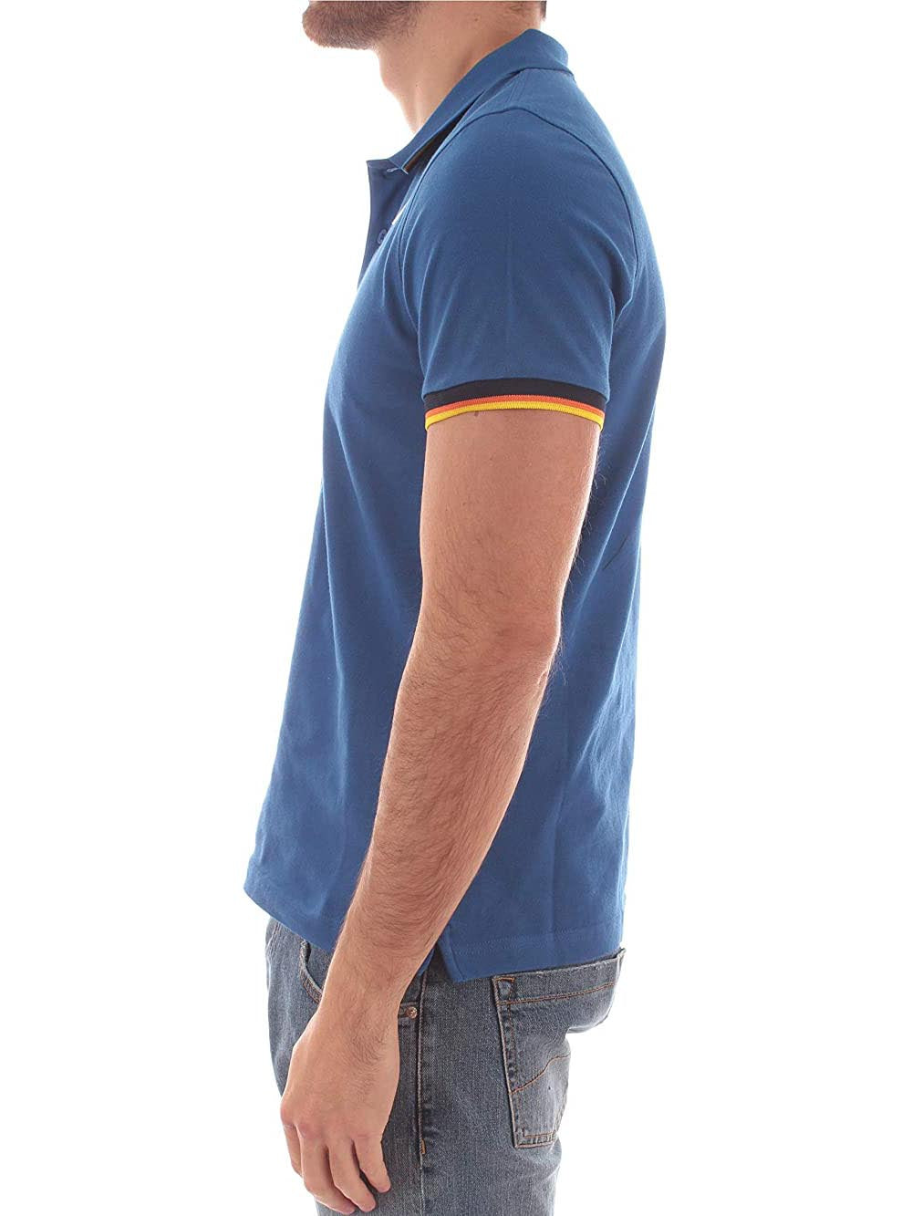 K-Way Polo Uomo Bluette