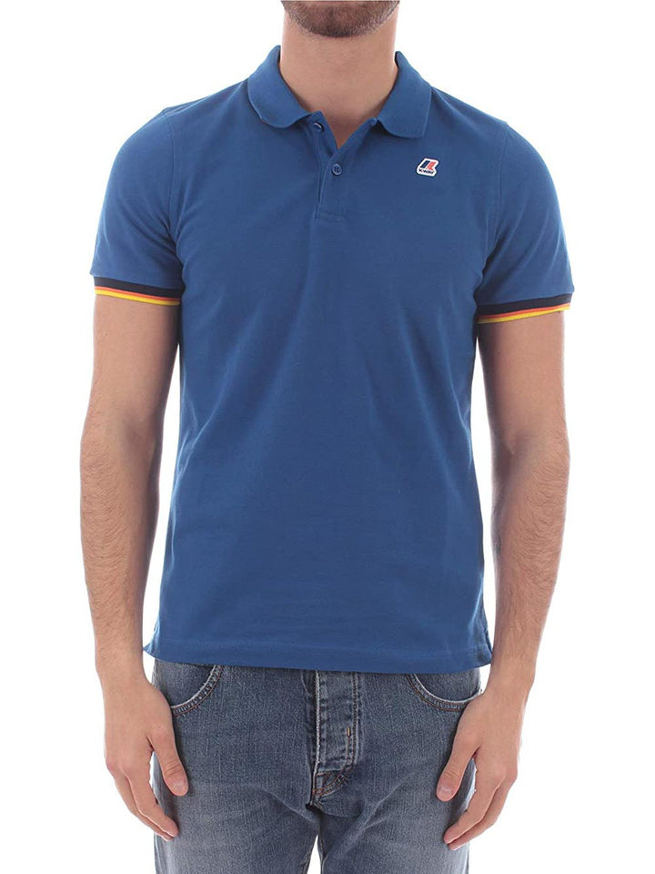 K-Way Polo Uomo Bluette