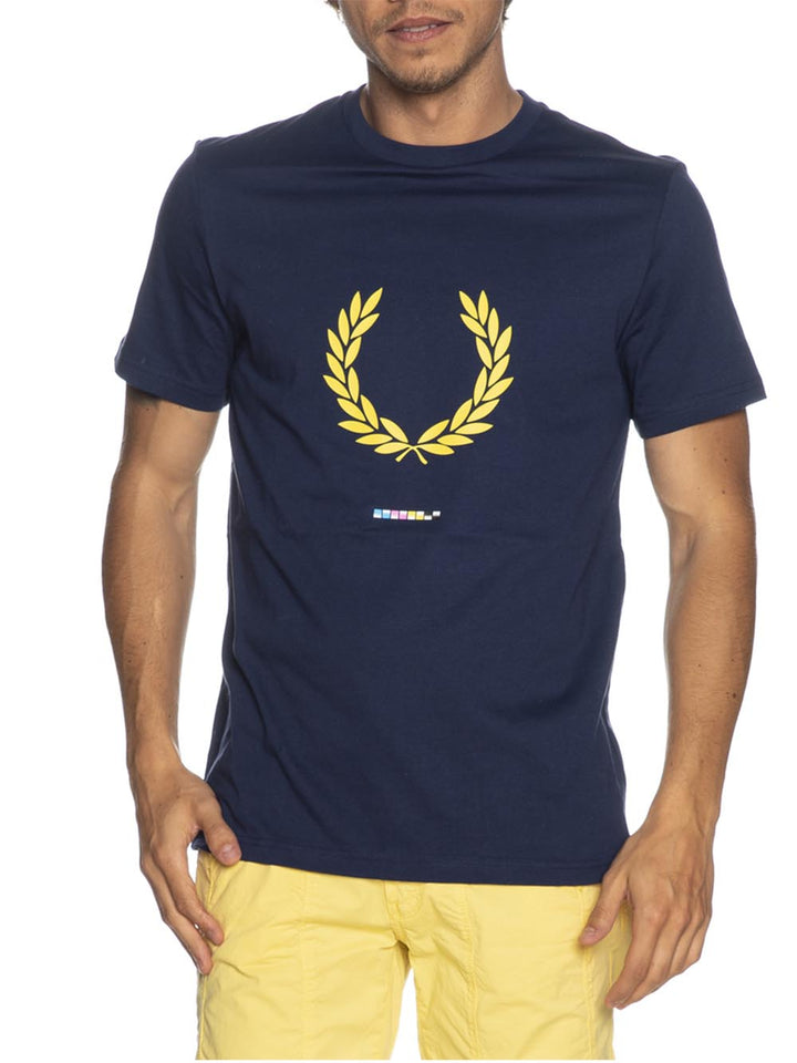 FRED PERRY Fred Perry T-shirt Uomo Blu