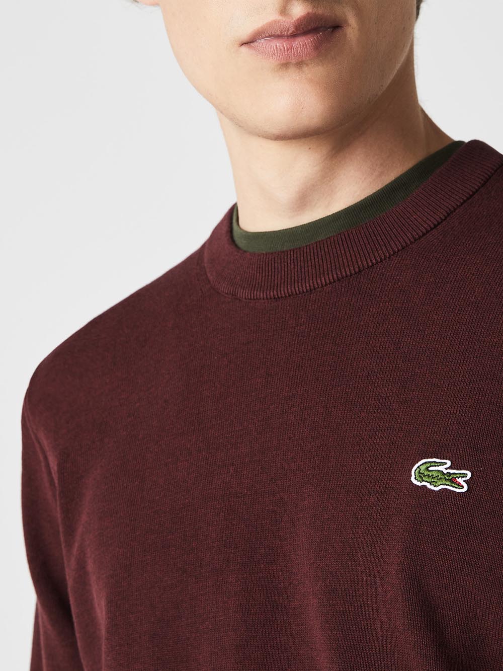 LACOSTE LACOSTE Maglia Uomo Bordo blu