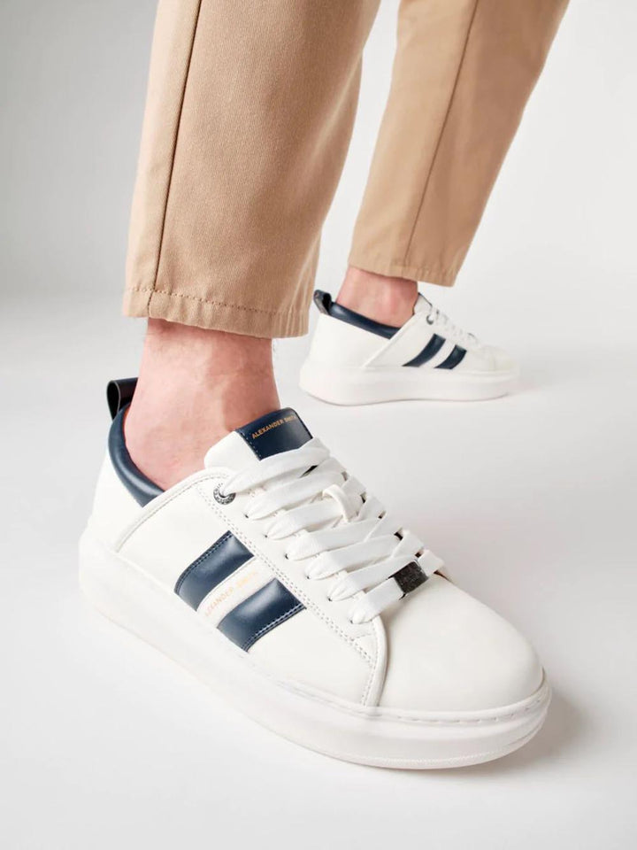 ALEXANDER SMITH ALEXANDER SMITH Sneakers Uomo Bianco blu