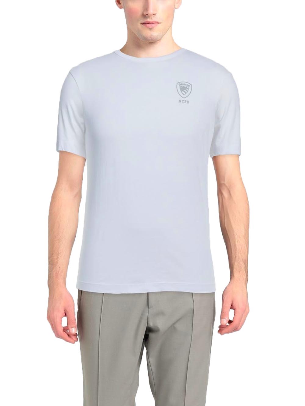 BLAUER BLAUER T-shirt Uomo Bianco