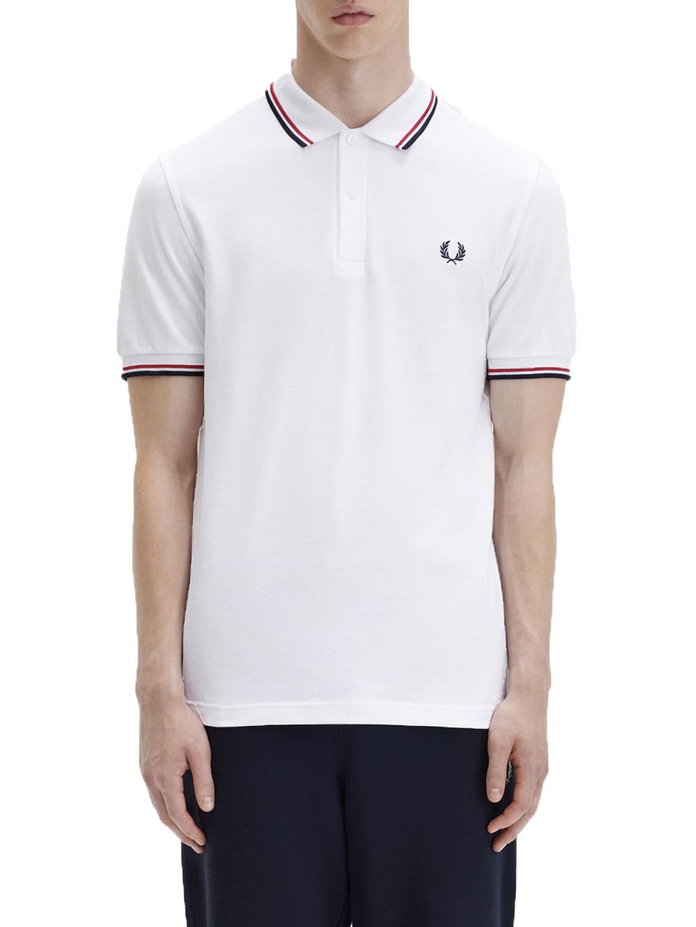 FRED PERRY Fred Perry Polo Uomo Bianco