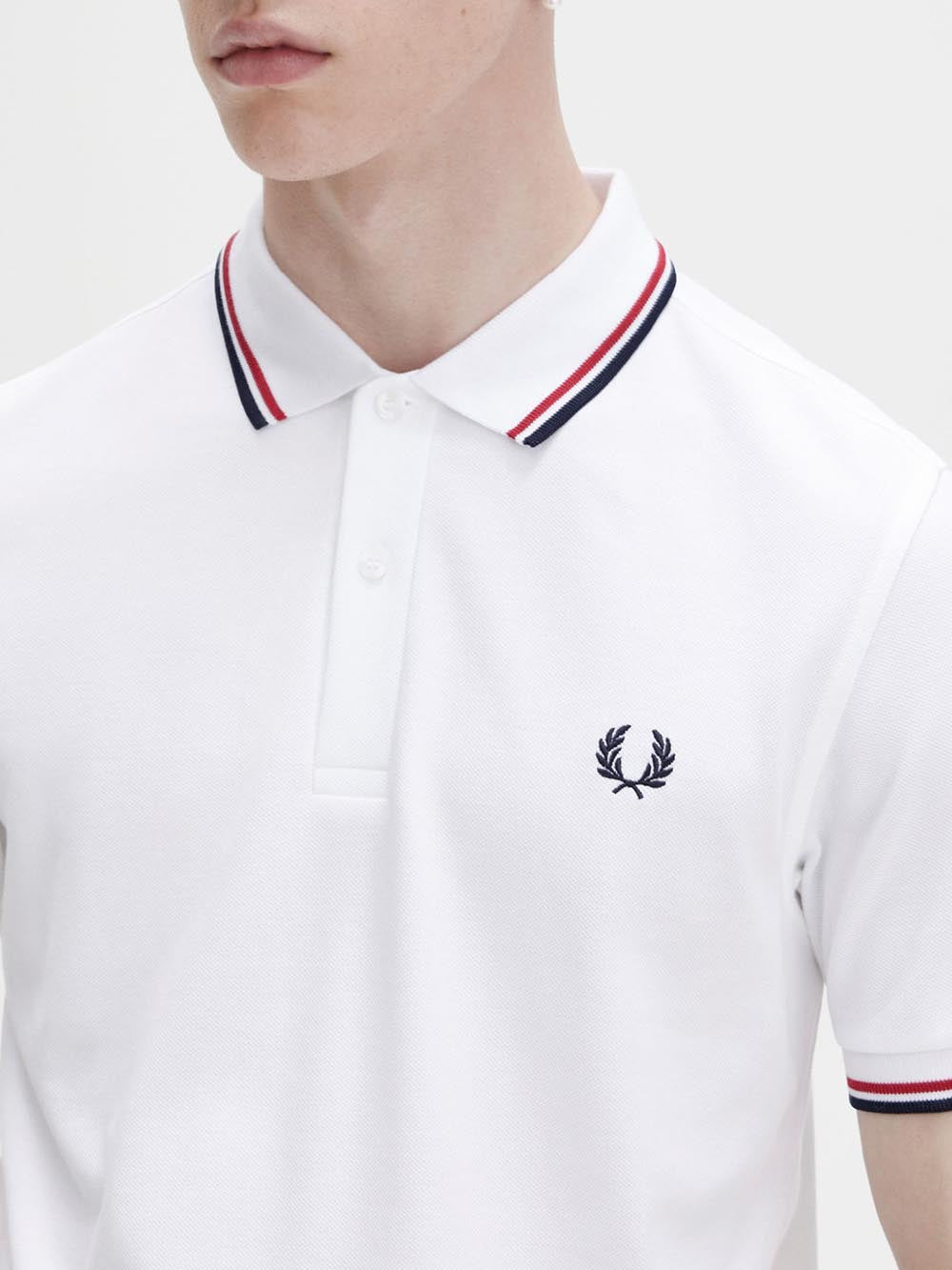 FRED PERRY Fred Perry Polo Uomo Bianco