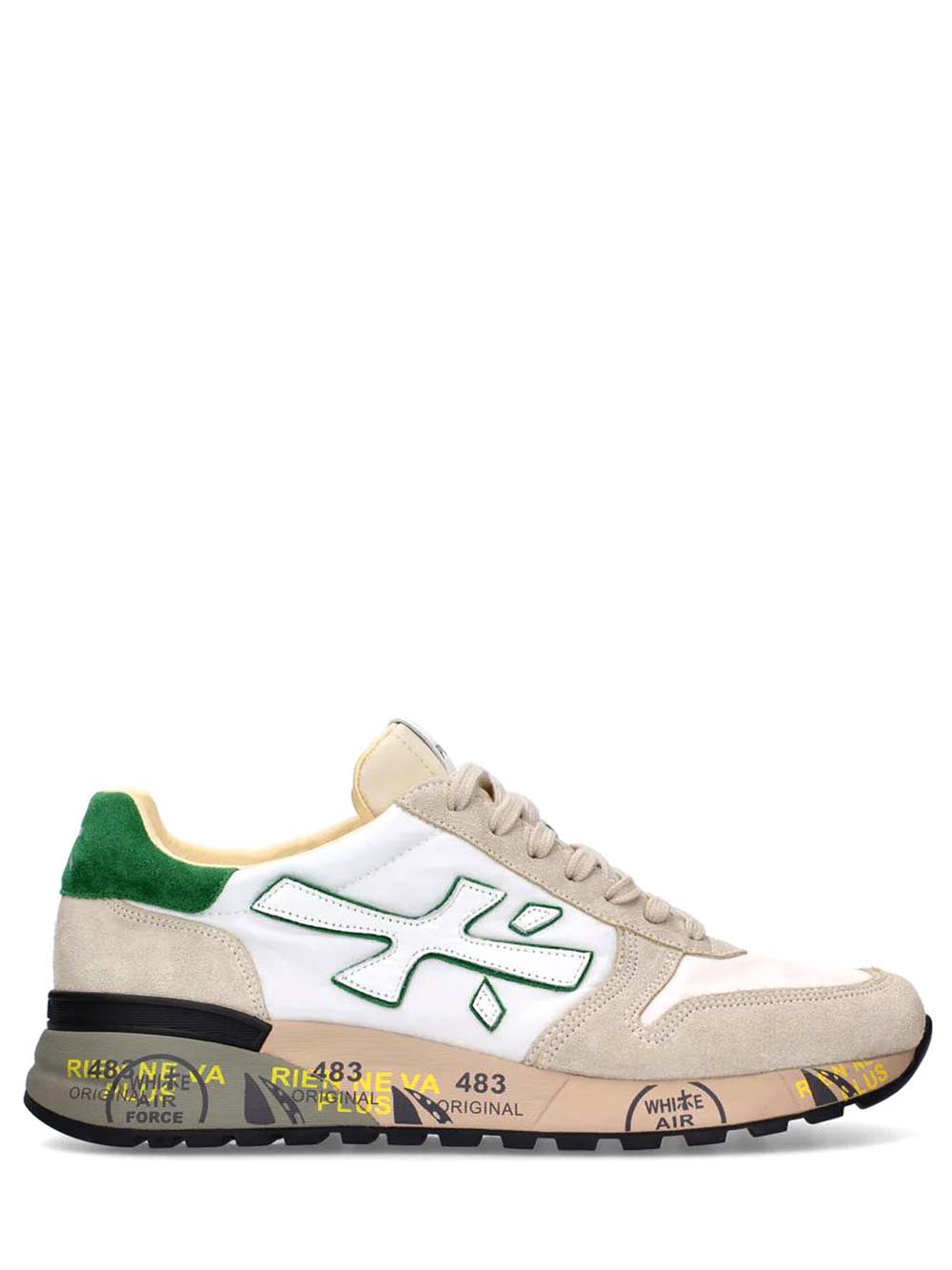 PREMIATA PREMIATA Sneakers Uomo Bianco/Grigio chiaro