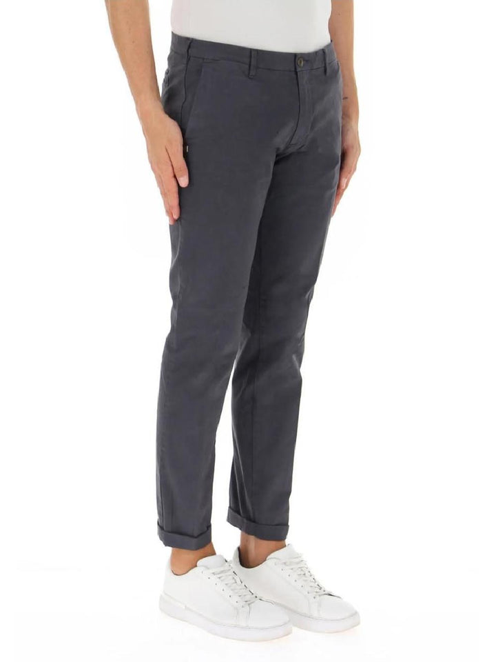 40Weft Pantalone Uomo Lenny-1471 Grigio