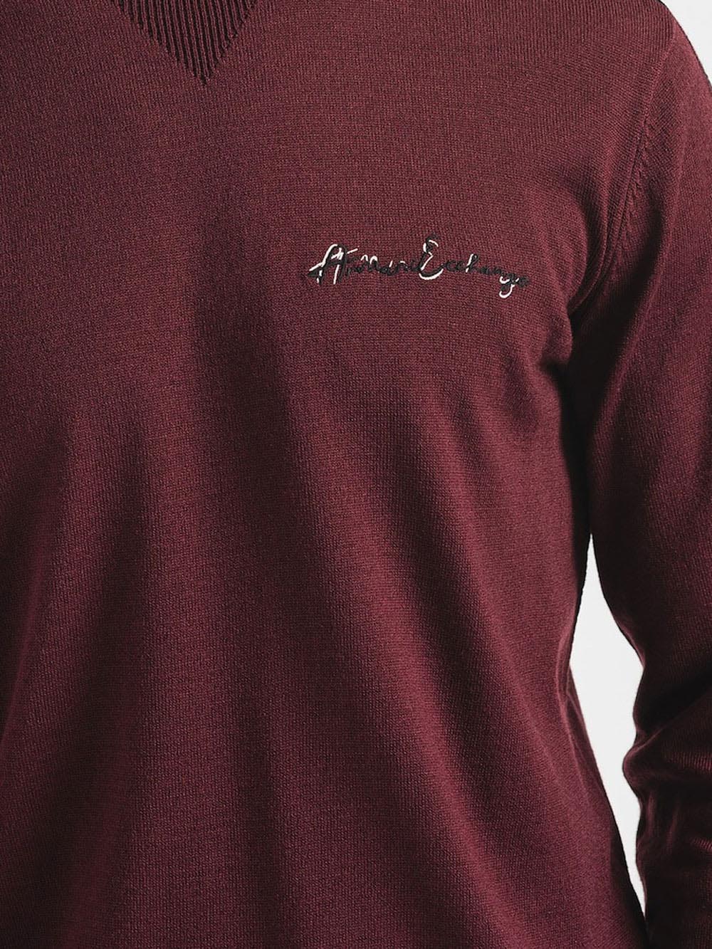 Armani Exchange Maglia Uomo Bordeaux