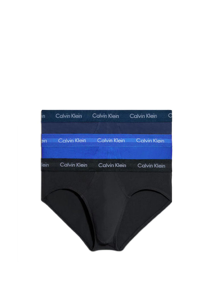 Calvin Klein Intimo Uomo Hip Brief 3pk 0000u2661g Multicolor