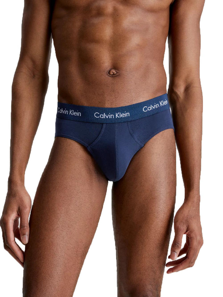 Calvin Klein Intimo Uomo Hip Brief 3pk 0000u2661g Multicolor