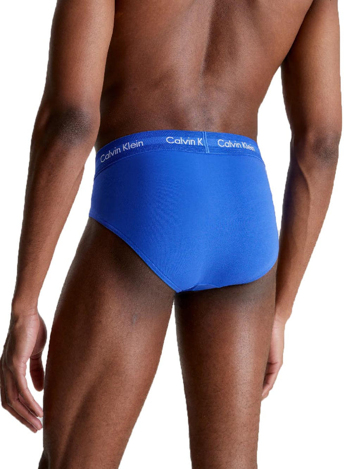 Calvin Klein Intimo Uomo Hip Brief 3pk 0000u2661g Multicolor