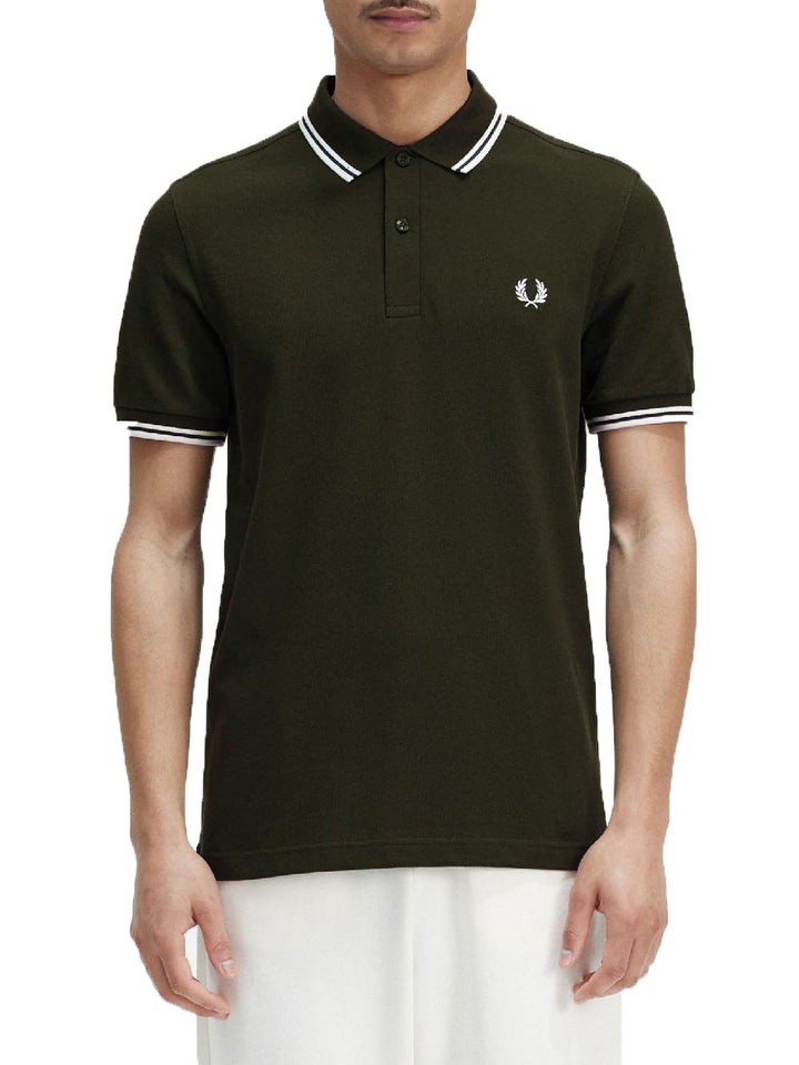 FRED PERRY Fred Perry Polo Uomo Verde scuro