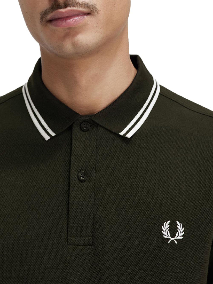 FRED PERRY Fred Perry Polo Uomo Verde scuro