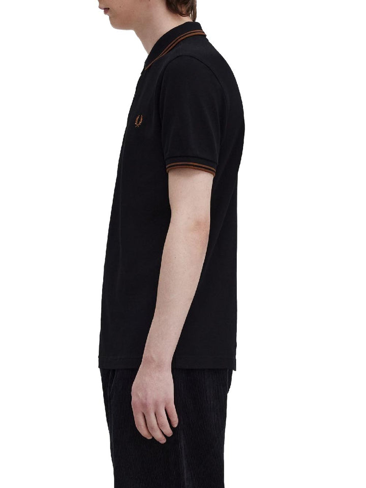 Fred Perry Polo Uomo Nero