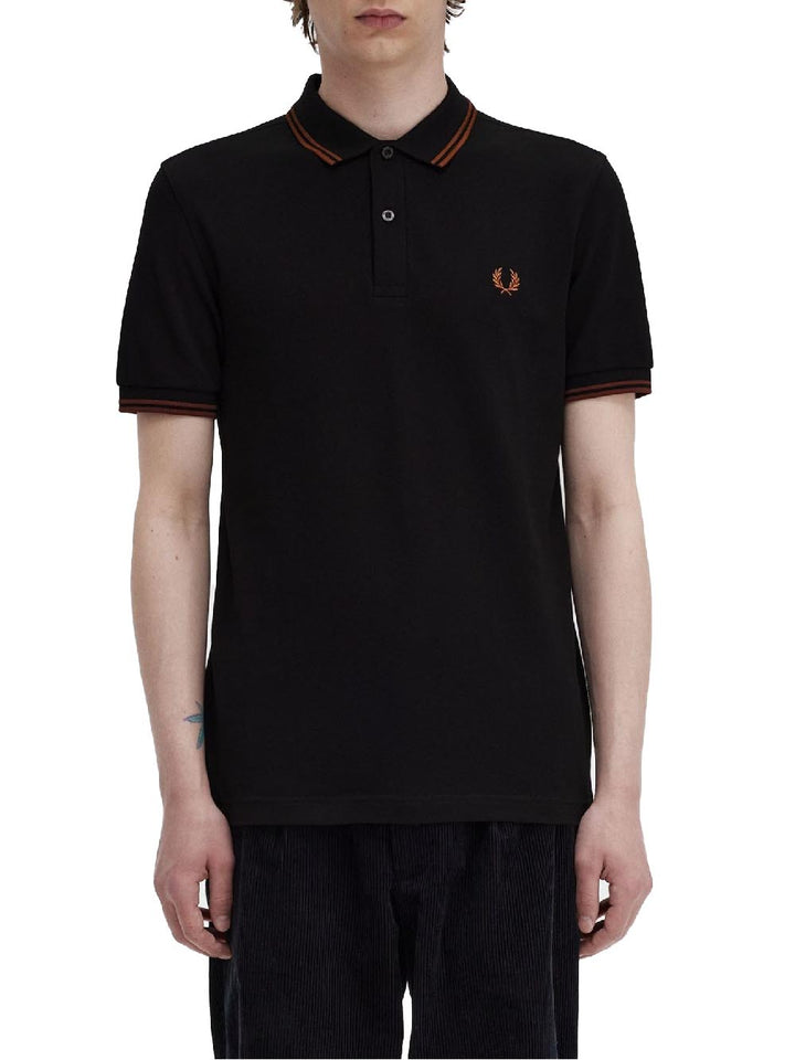 Fred Perry Polo Uomo Nero