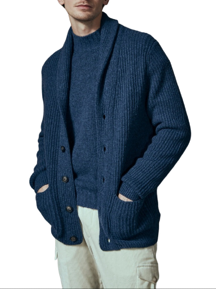 Gran Sasso Cardigan Uomo Blu