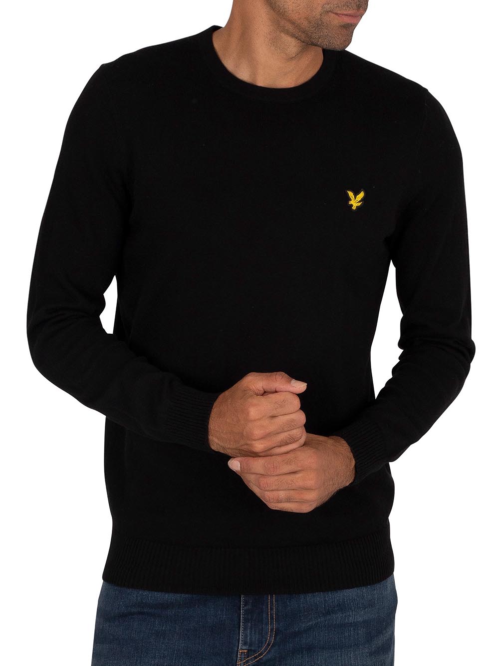 Lyle & Scott Maglia Uomo Kn400vc Nero