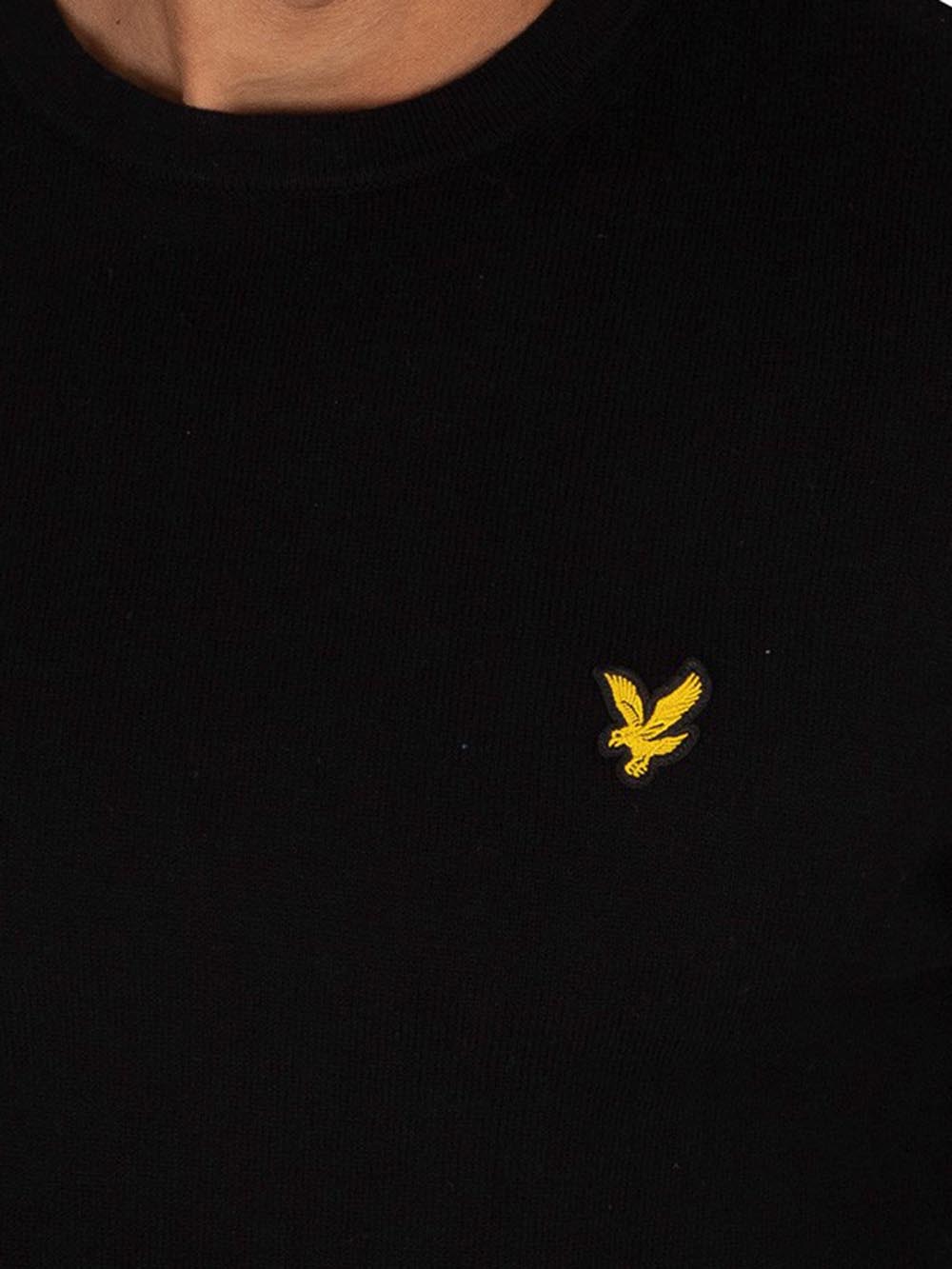 Lyle & Scott Maglia Uomo Kn400vc Nero