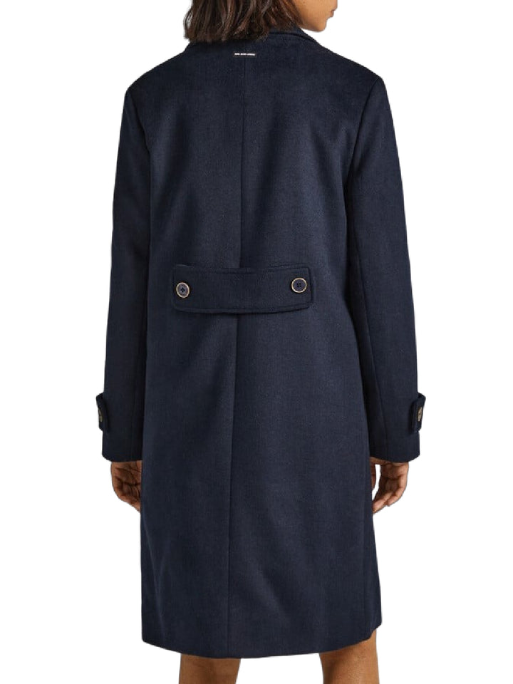 Pepe Jeans Cappotto Donna Nica Pl402278 Blu