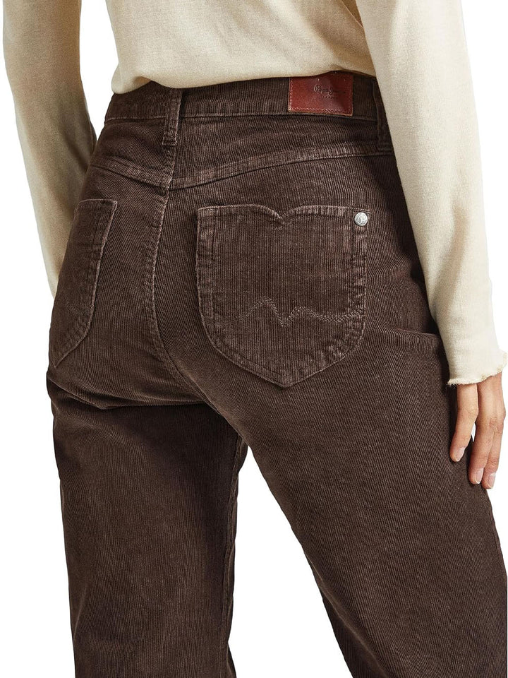 Pepe Jeans Pantalone Donna Willa Pl211617yg9 Marrone