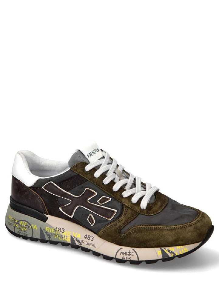 PREMIATA PREMIATA Sneakers Uomo Verde/Marrone