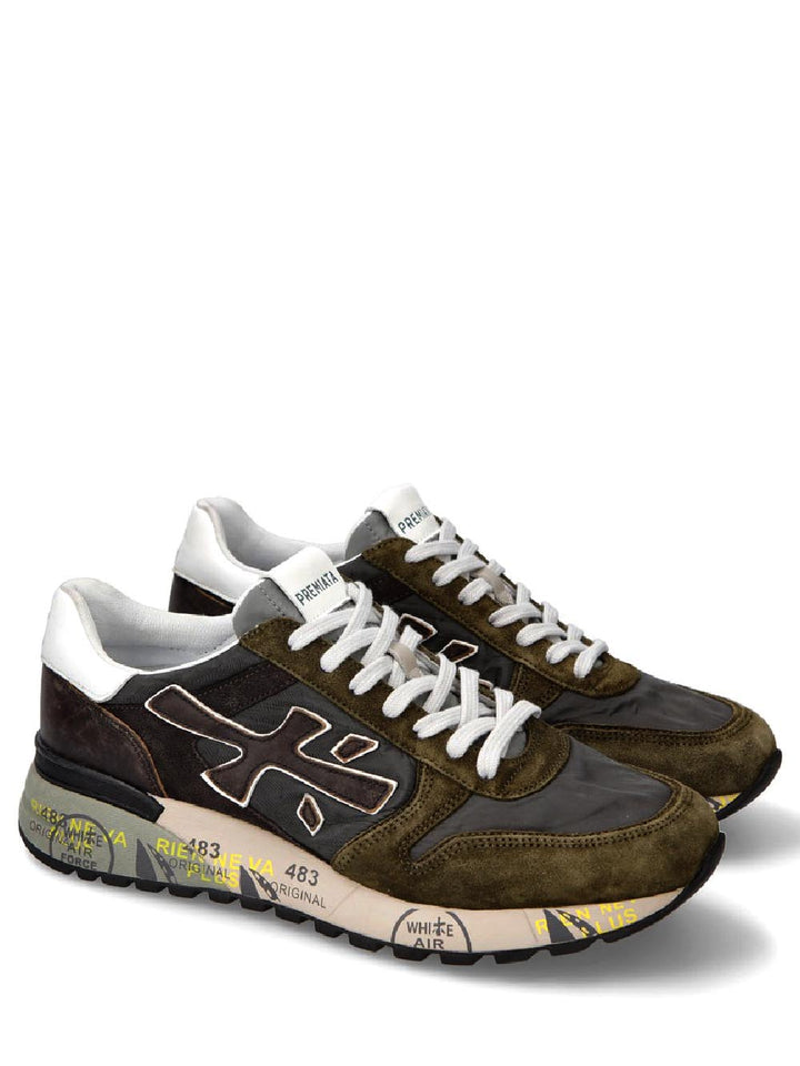 PREMIATA PREMIATA Sneakers Uomo Verde/Marrone