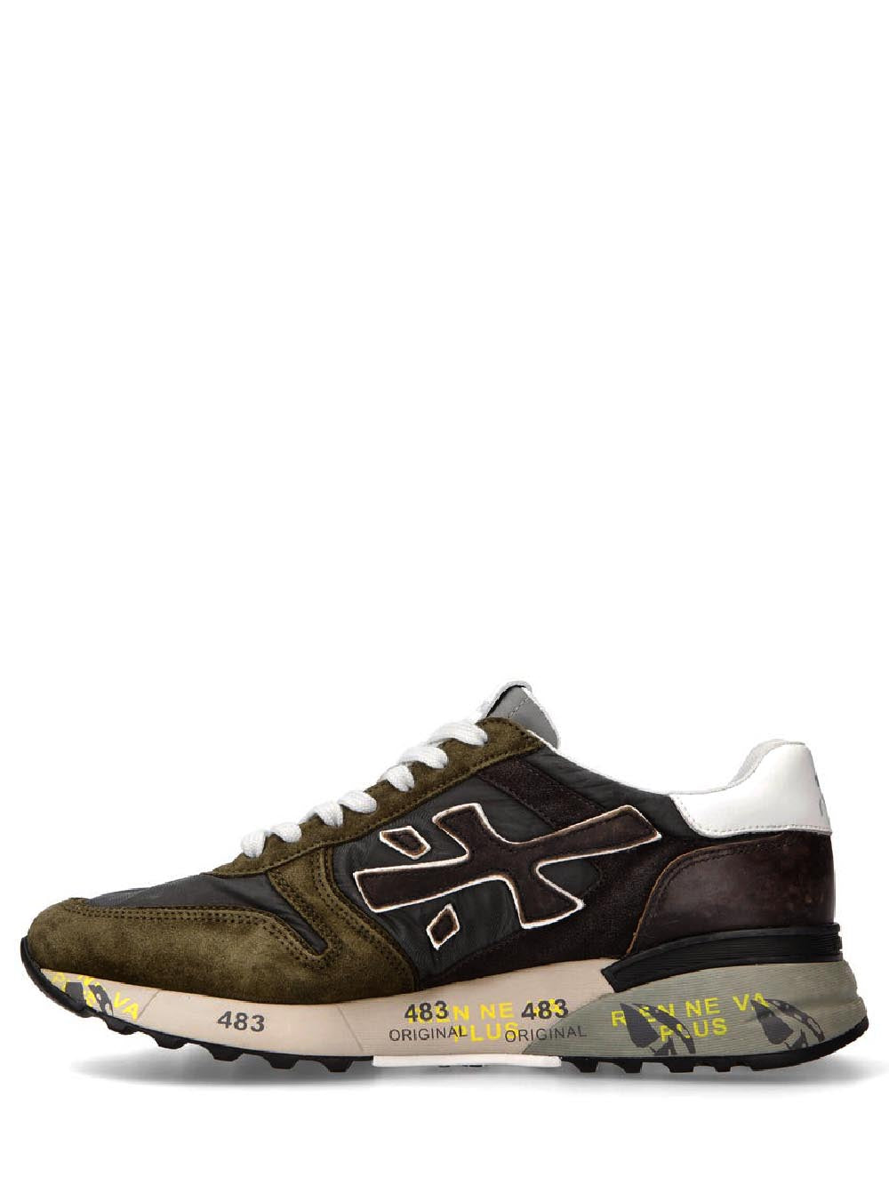 PREMIATA PREMIATA Sneakers Uomo Verde/Marrone