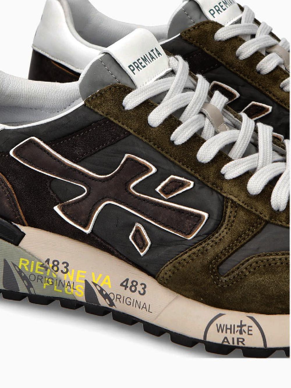 PREMIATA PREMIATA Sneakers Uomo Verde/Marrone