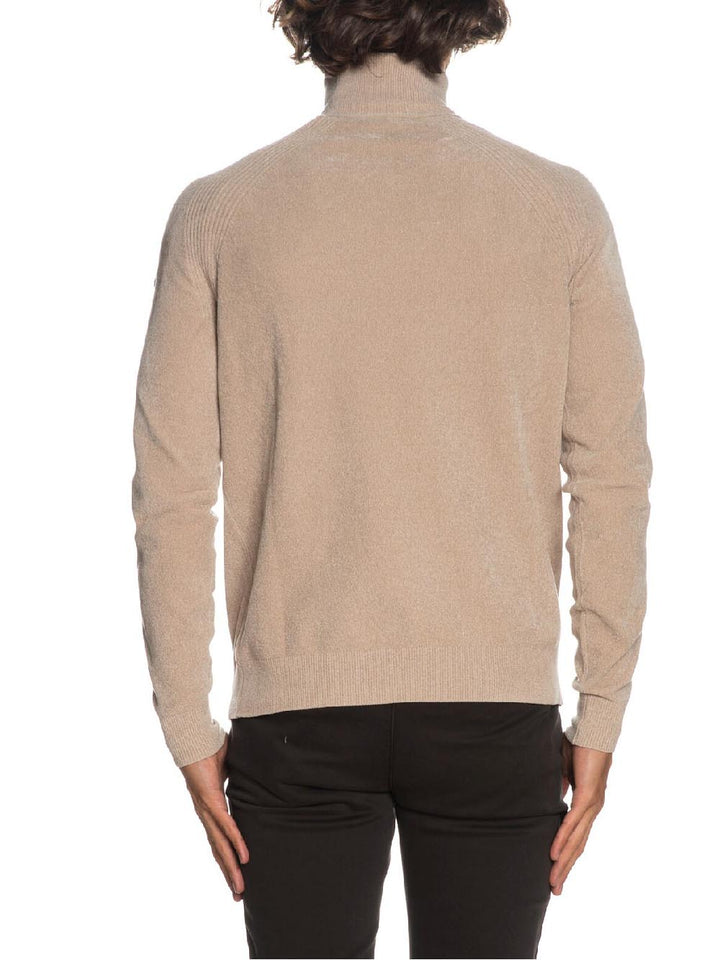 RRD Roberto Ricci Designs Maglia Uomo Velvet Turtleneck Knit W23031 Sabbia