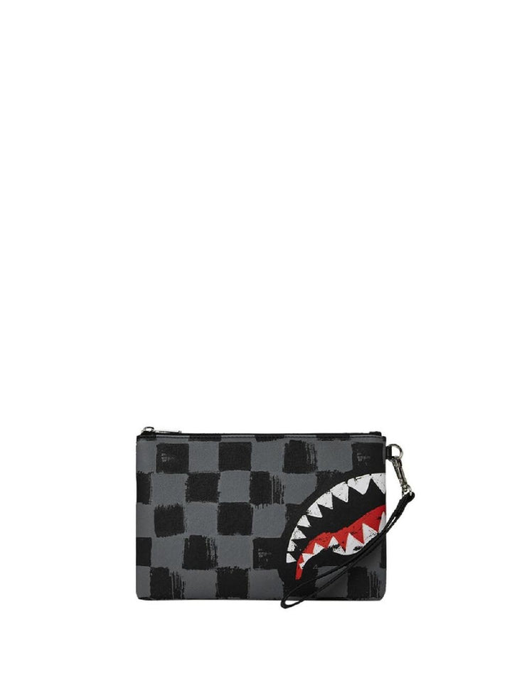 Sprayground Pochette Unisex Grigio nero