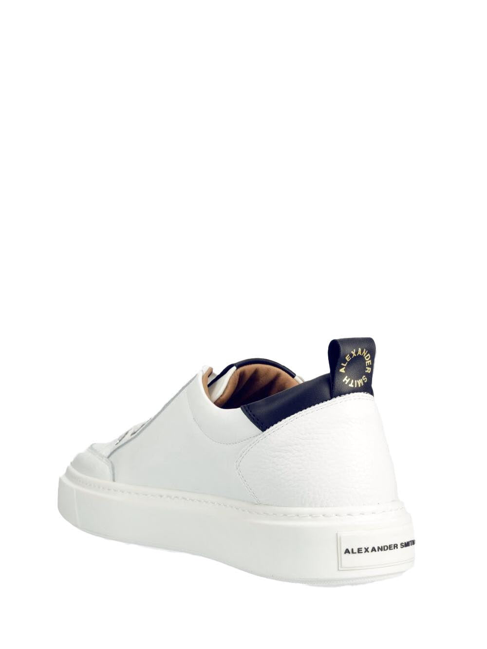 Alexander Smith Sneakers Uomo Bond Man AsazbdM-3301-Wbl Bianco blu