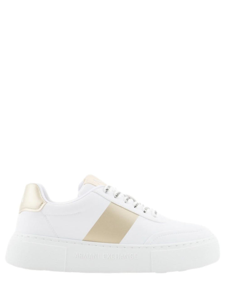 Armani Exchange Sneakers Donna Xdx134 Xv726 Bianco/Oro