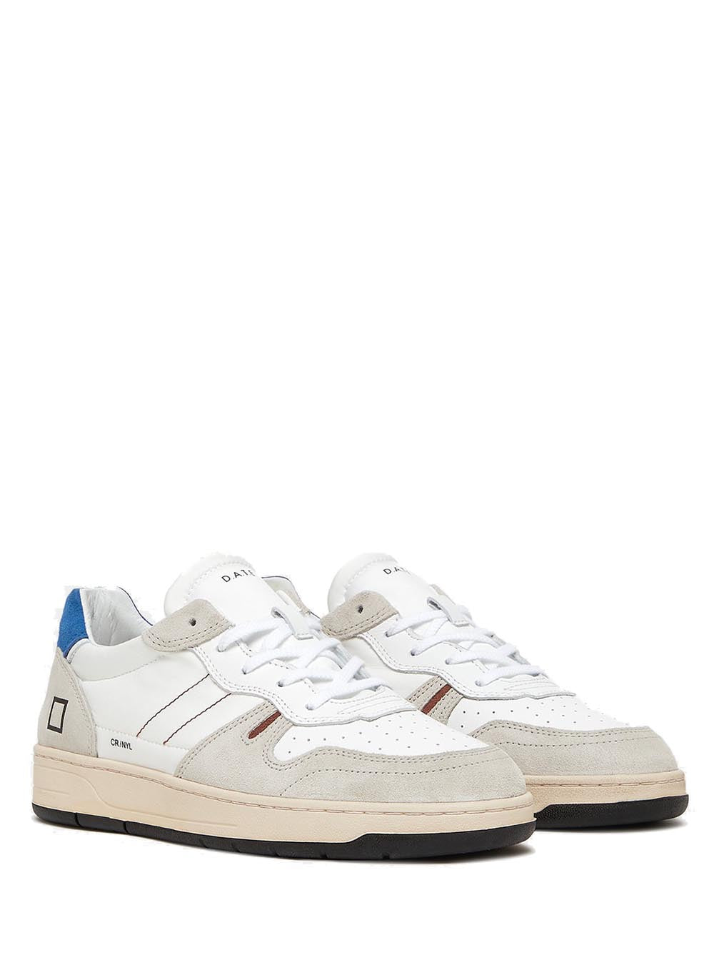 D.A.T.E. Sneakers Uomo Bianco bluette