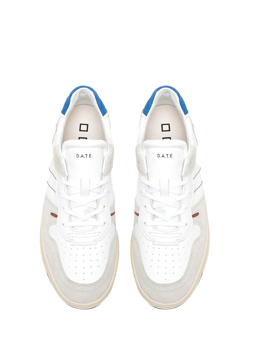 D.A.T.E. Sneakers Uomo Bianco bluette