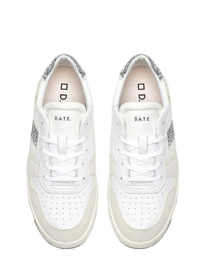 D.A.T.E. Sneakers Donna Bianco argento