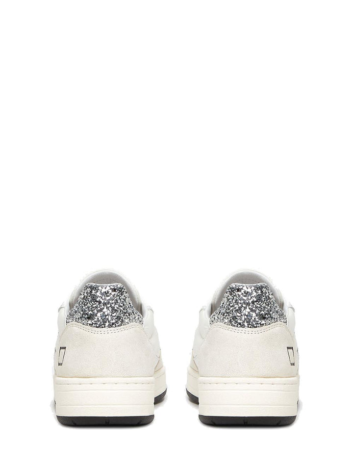 D.A.T.E. Sneakers Donna Bianco argento