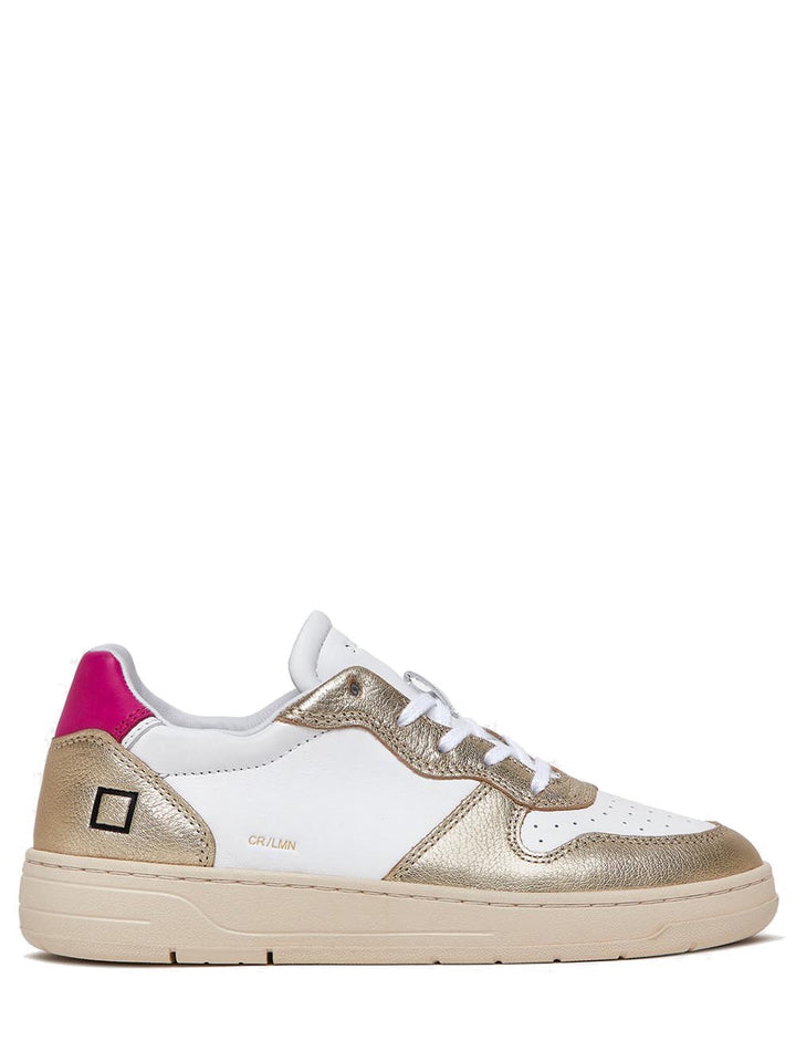 D.A.T.E. Sneakers Donna Bianco/platino