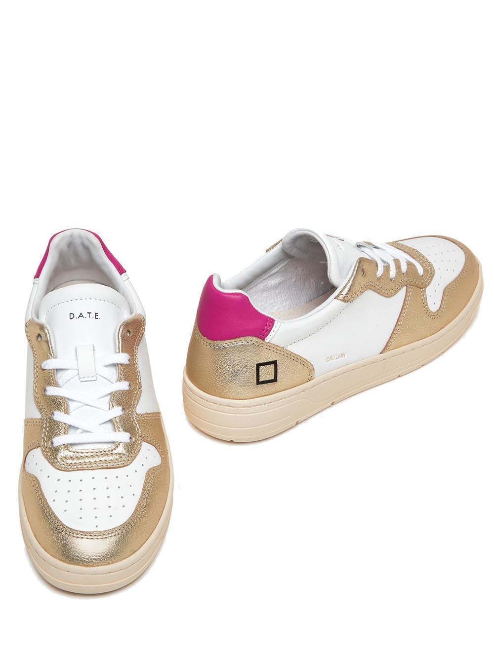 D.A.T.E. Sneakers Donna Bianco/platino