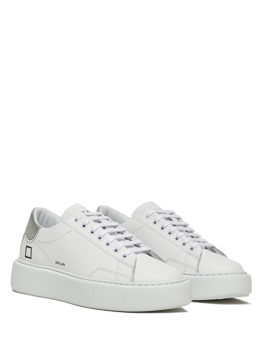 D.A.T.E. Sneakers Donna Bianco argento