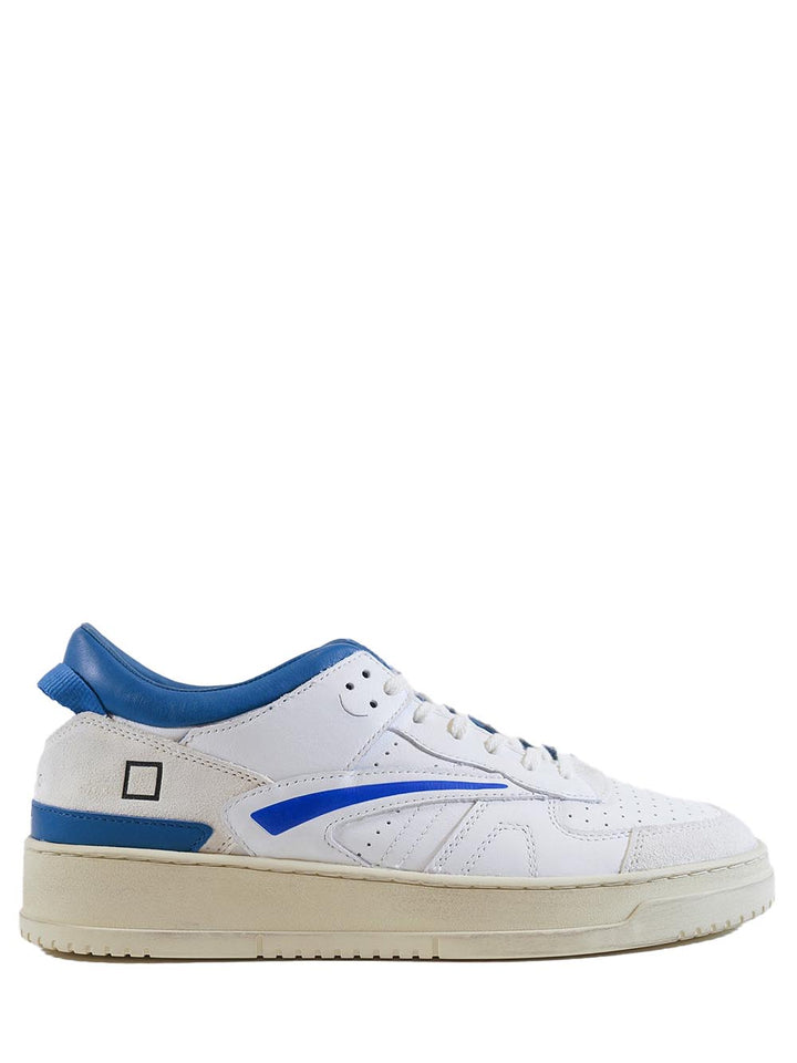 D.A.T.E. Sneakers Uomo Bianco bluette