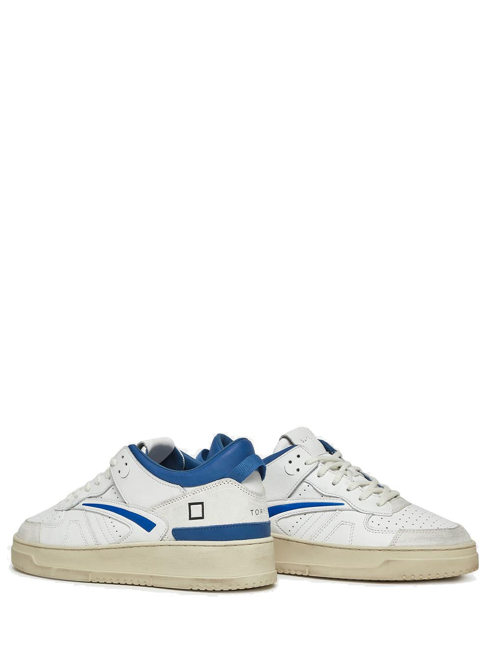 D.A.T.E. Sneakers Uomo Bianco bluette