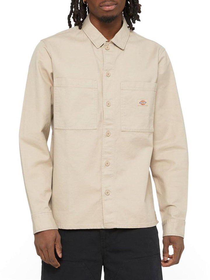 Dickies Camicia Uomo Florala Shirt Dk0a4y4t Beige