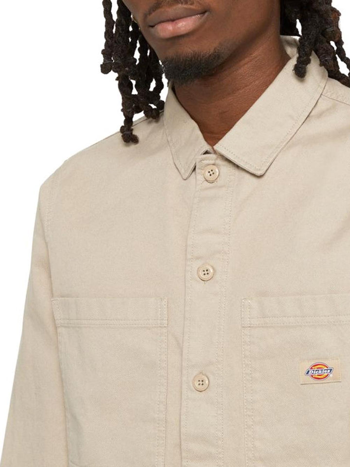 Dickies Camicia Uomo Florala Shirt Dk0a4y4t Beige