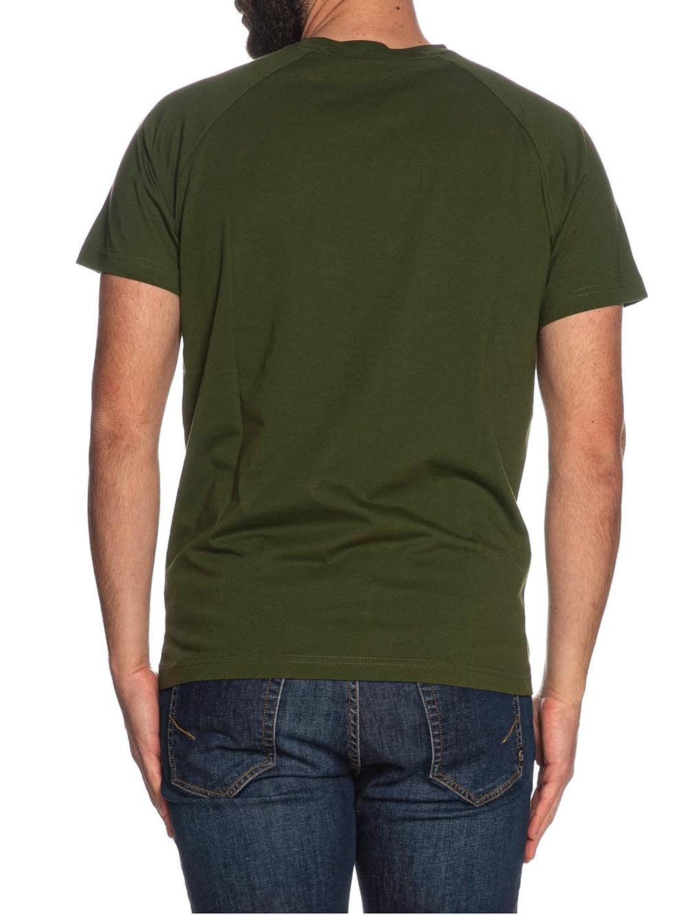 K-Way T-shirt Uomo Verde militare