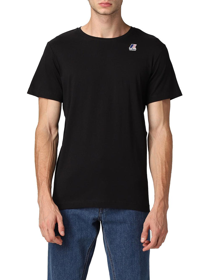 K-Way T-shirt Uomo Nero