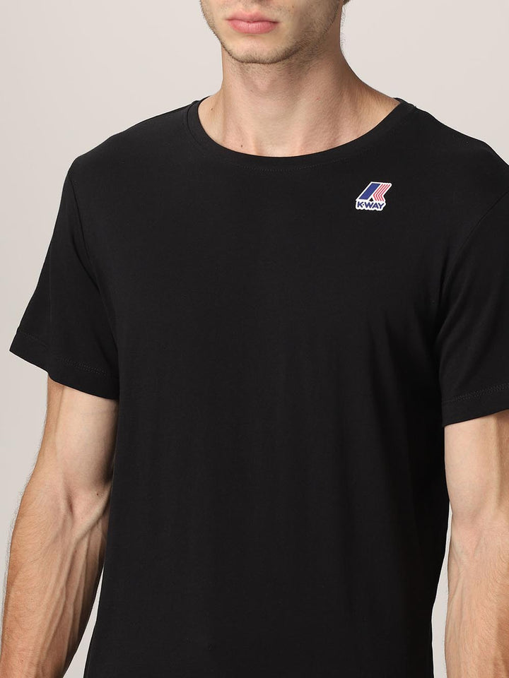 K-Way T-shirt Uomo Nero