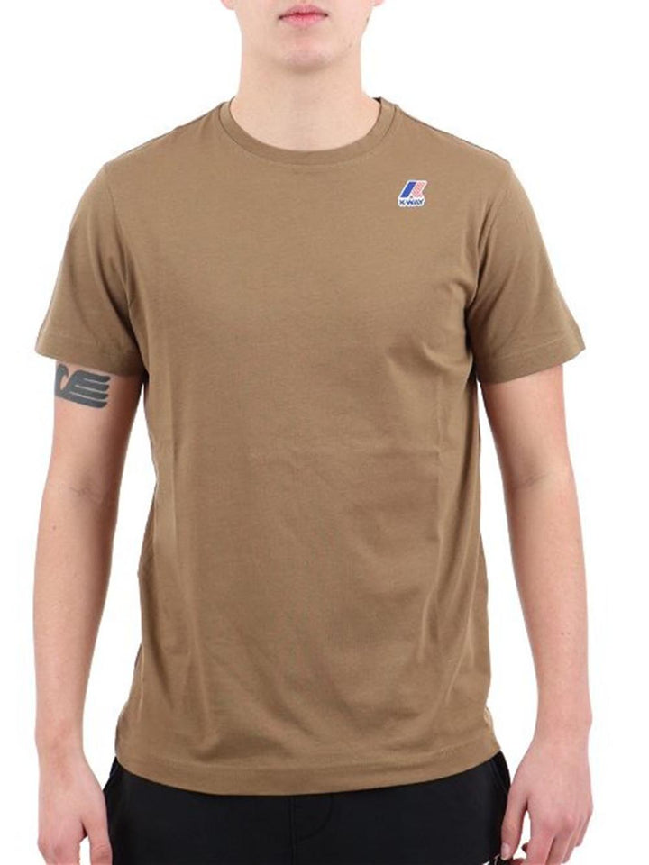 K-Way T-shirt Uomo Beige