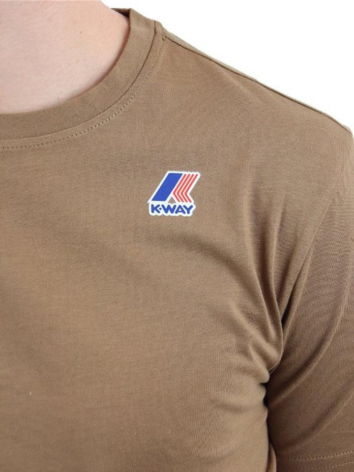 K-Way T-shirt Uomo Beige