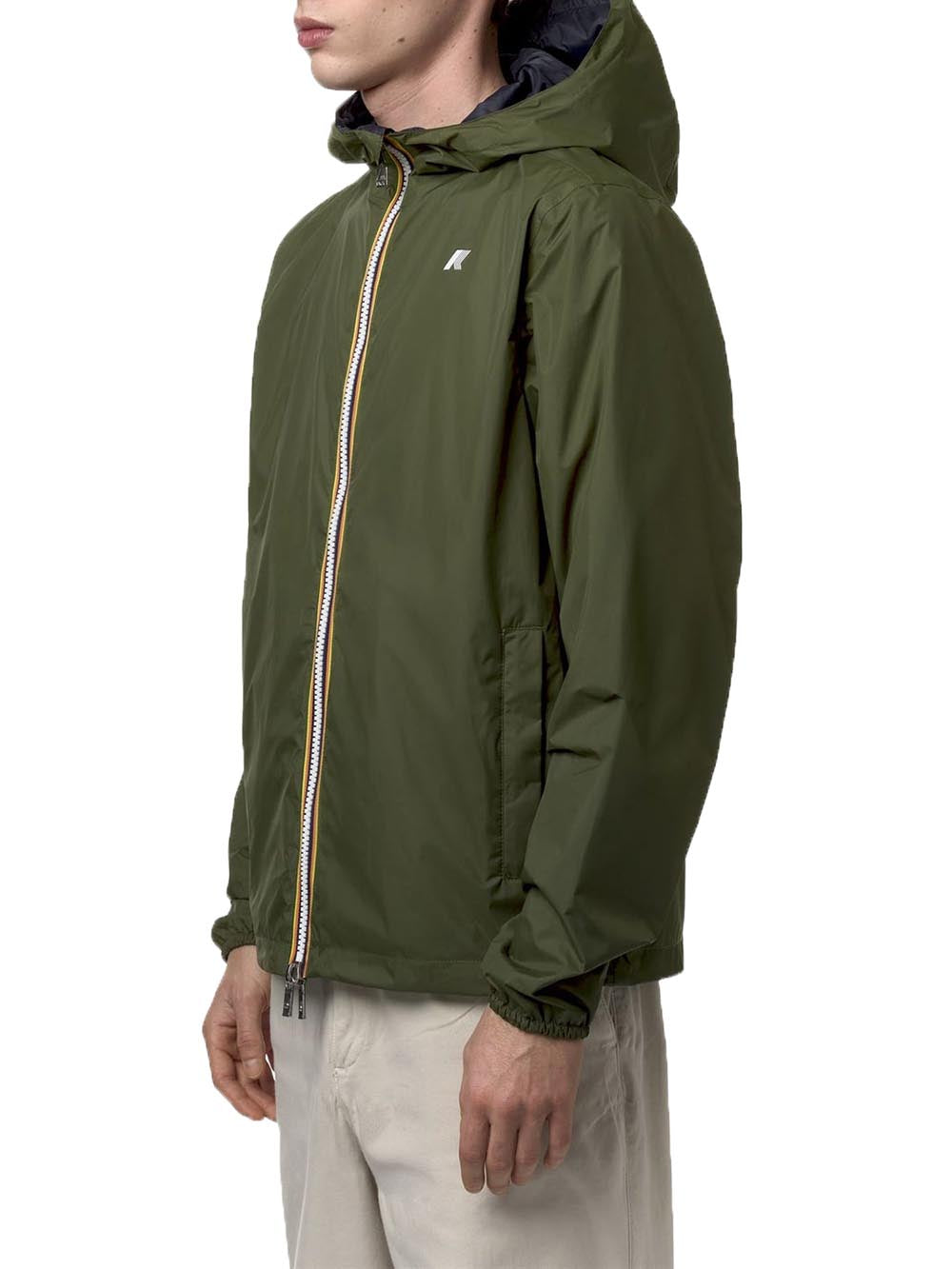 K-Way Giubbino Uomo Verde/blu