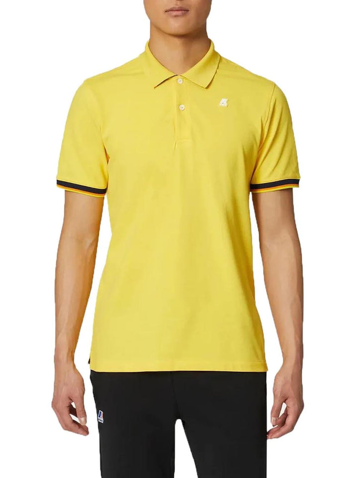 K-Way Polo Uomo K7121iw Vincent Giallo